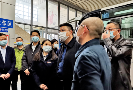李松殿一行督導南昌長途汽車站疫情防控、春運安全生產工作