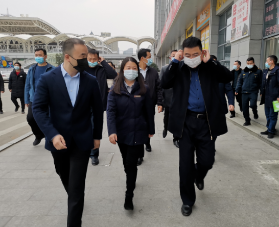 李松殿一行督導南昌長途汽車站疫情防控、春運安全生產工作