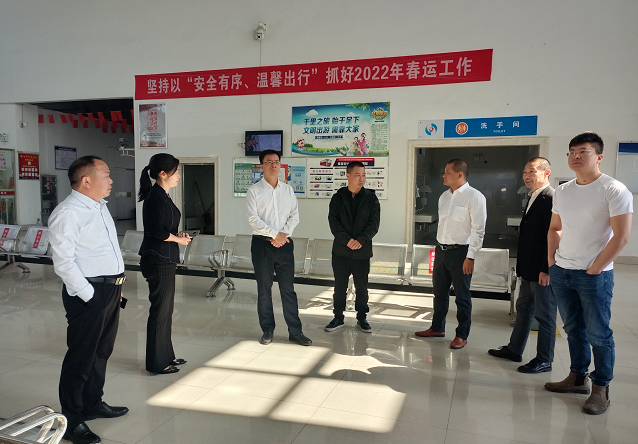 九江長運：省交通運輸廳副廳長丁光明督導共青公司二十大前疫情防控、安全維穩(wěn)工作